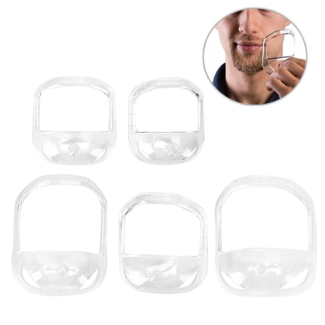 Ensemble de Moules à Barbe, 5 Tailles, Perles Rondes, Matériau ABS, Petit et Portable, Outil de Toilettage pour Hommes