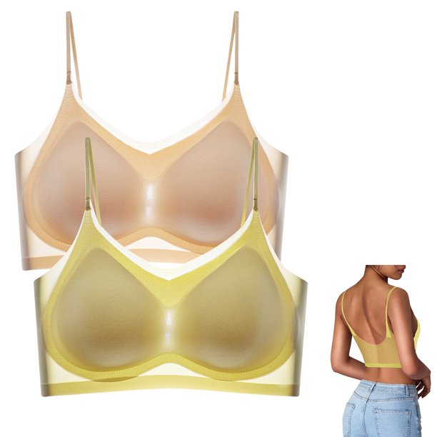 WILLBEST Brasier Sujetador De Mujer Con Hebilla Frontal, Borde De Encaje, Sin Aro De Acero, Ajuste Sin Costuras, Para Yoga, Dormir, Talla Grande 837