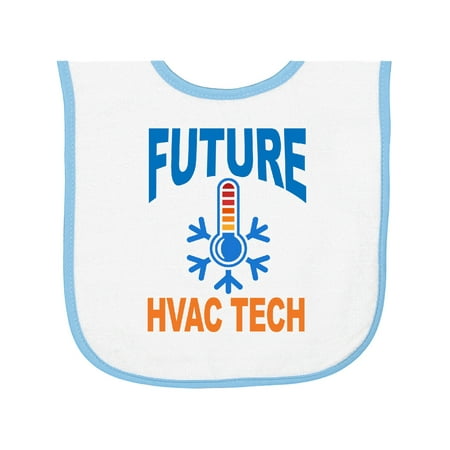 Inktastic Future Hvac Tech in Training Baby Terry Cloth Bib