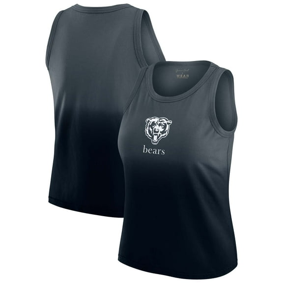 Women's WEAR by Erin Andrews x Gracie Hunt Navy Chicago Bears Ombre Tank Top