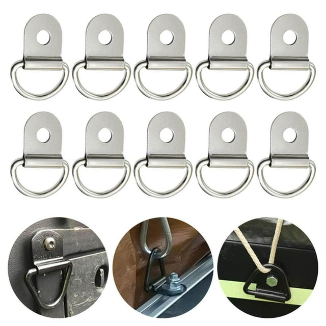 10x Ancrages d'Attachement Durables pour Remorques Voitures Bateaux