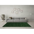 thumbnail image 3 of Ahgly Company Indoor Rectangle Abstract Emerald Green Contemporary Area Rugs, 2' x 5', 3 of 4