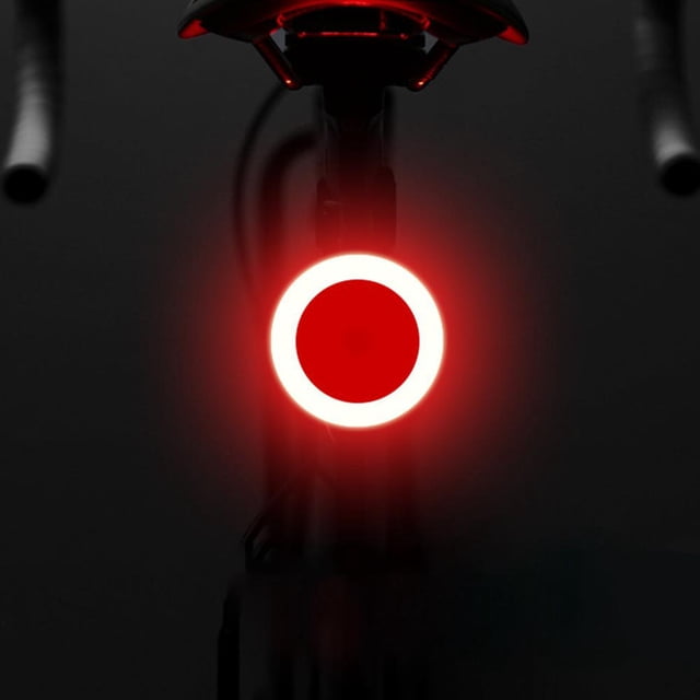 PC Bicycle Creative Tail Light with USB Charging, Multiple Modes, and Waterproof Design for Night Riding