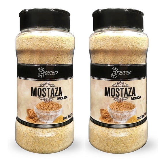 Pontino Mostaza Molida 270 Gramos 2 Piezas