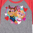 thumbnail image 3 of Paw Patrol - Chase Sky Hearts - Toddler And Youth Raglan Graphic T-Shirt, 3 of 7
