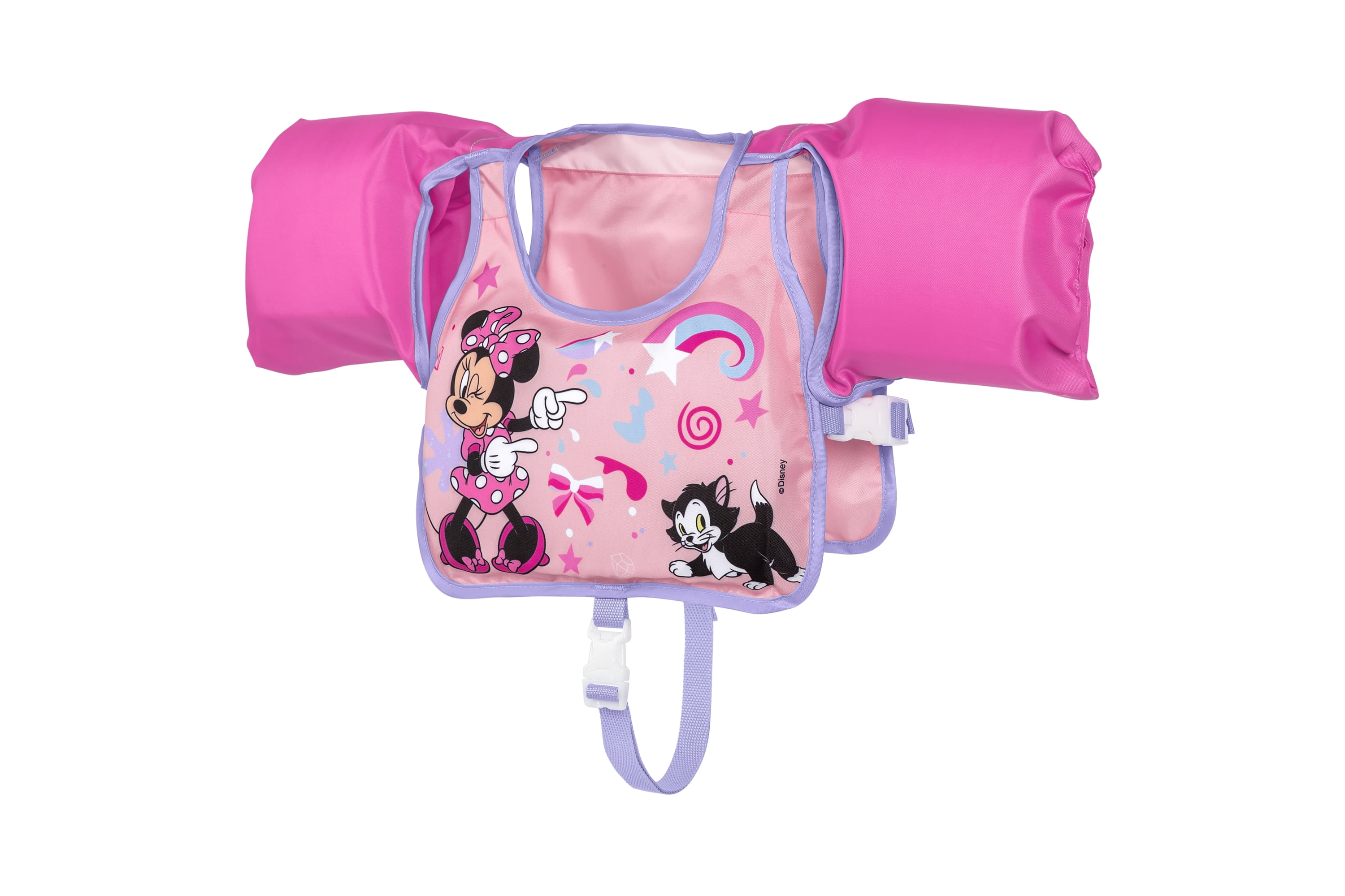 Disney Junior Minnie Mouse Pink Swim Training Vest with Armbands