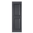 thumbnail image 1 of Premier Raised Panel Exterior Decorative Shutters, Dark Gray - 15 x 59 in., 1 of 1