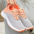 thumbnail image 2 of Gubotare Women Sneakers Womens High Top Canvas Sneakers Classic Canvas Shoes Casual Shoes for Walking,Orange 7, 2 of 5