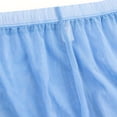 thumbnail image 5 of TANBOM Men's Sexy and Cool Boxer Briefs Nylon Mesh Underwear Blue XXXL 1-Pack, 5 of 6