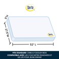 thumbnail image 3 of Serta Perfect Rest Crib and Toddler Mattress, 3 of 5