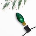 thumbnail image 2 of Northlight C9 Transparent Christmas Replacement Bulbs - Green - 4ct, 2 of 9