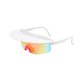 thumbnail image 4 of Gafas de sol de moda con visión nítida, diseño sin marco, material ligero, para ciclismo, protección deportiva, protección UV, para hombre y mujer, estilo personalizado, para exteriores., 4 of 9