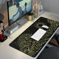 thumbnail image 6 of Felt Desk Mat, XXL Large Mouse Pad Desk Pad, Gaming Mousepad, Non-Slip Base, No Any Smell Desk Protector Cover Mat for Computer Keyboard Work Game Office Home-Gold Chip, 6 of 6