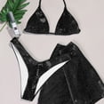 thumbnail image 3 of Verano caliente color sólido cara brillante sexy backless bikini falda corta traje de baño MFZFUKR BST3006005-4, 3 of 6
