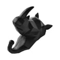thumbnail image 1 of Inteprter Gancho de cabeza de elefante de resina elegante, funcional y decorativo, gancho para abrigos con cabeza de Animal Decoración del hogar Rinoceronte negro), 1 of 6