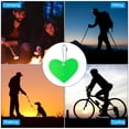 thumbnail image 6 of Uxcell Reflective Keychain Tag Reflective Pendant Reflector Key Ring Safety Reflector Green, 6 of 7