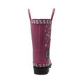 thumbnail image 2 of Toddler's 3D Fern Farmall Rubber Boot Pink, 2 of 5