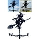 thumbnail image 3 of Veleta decorativa para viento, veleta para jardín, estaca para jardín, veleta de acero inoxidable, escena duradera para granja, color negro Adepaton MZQ-0959, 3 of 8