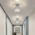 thumbnail image 3 of Chic Semi Flush Mount Light, Sparkly Crystal Decoration with Solid Aluminum Materials for Your Dream Home, 3 of 5