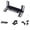 Black With screws, variant on Tibvox Bridge Bracket Memory Overclocking Cooling Fan Bracket CPU Mainboard Hard Disk PC Case Graphics Card Cooling Rack