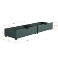thumbnail image 6 of Donco Kids Contempo Mission Twin Dark Grey Bed with Dual Underbed Drawers, 6 of 6
