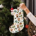 thumbnail image 5 of Uemuo Monkeys Swinging from Palms Print Christmas Stockings, 18inch Xmas Hanging Stocking Decorations for Christmas Party Family Decor, 5 of 7