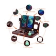 thumbnail image 6 of Wood Wireless Charging Station,Wood Phone Docking Station,Nightstand Organizer Charging Station With 4 Wireless Charger Fast Charging For iPhone/Samsung/Apple Watch/Earbuds,Gifts for Men, 6 of 6