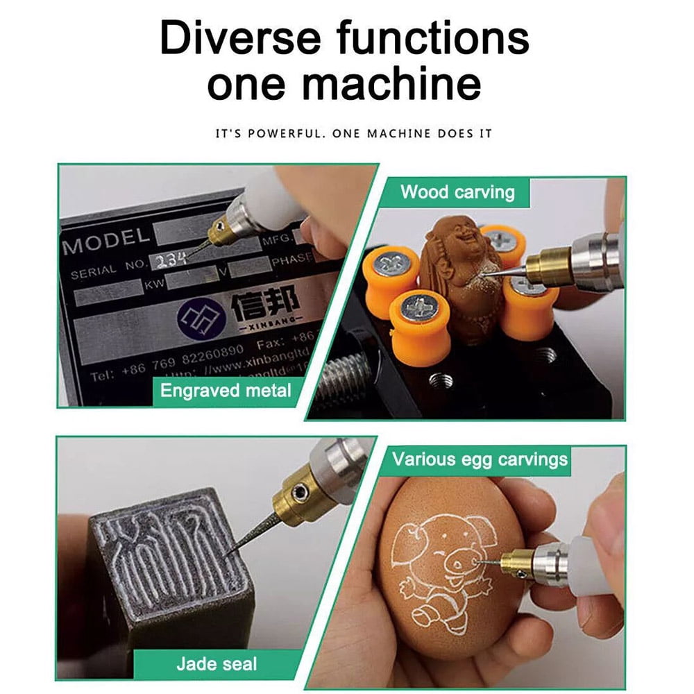 Cordless Electric Engraver Pen Tool Kit with 35000 RPM Speed, Rechargeable Battery, For Metal Wood Glass Jewelry Engraving DIY Craft Projects