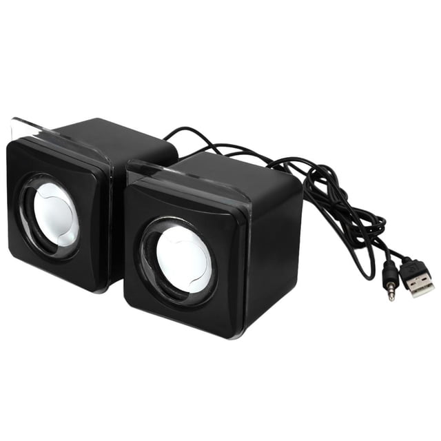de Altavoces con Puerto de 3,5 Mm Portátil Estilo Portátil / Escritorio USB de Sonido Puro Sunnimix Altavoces de escritorio para computadora
