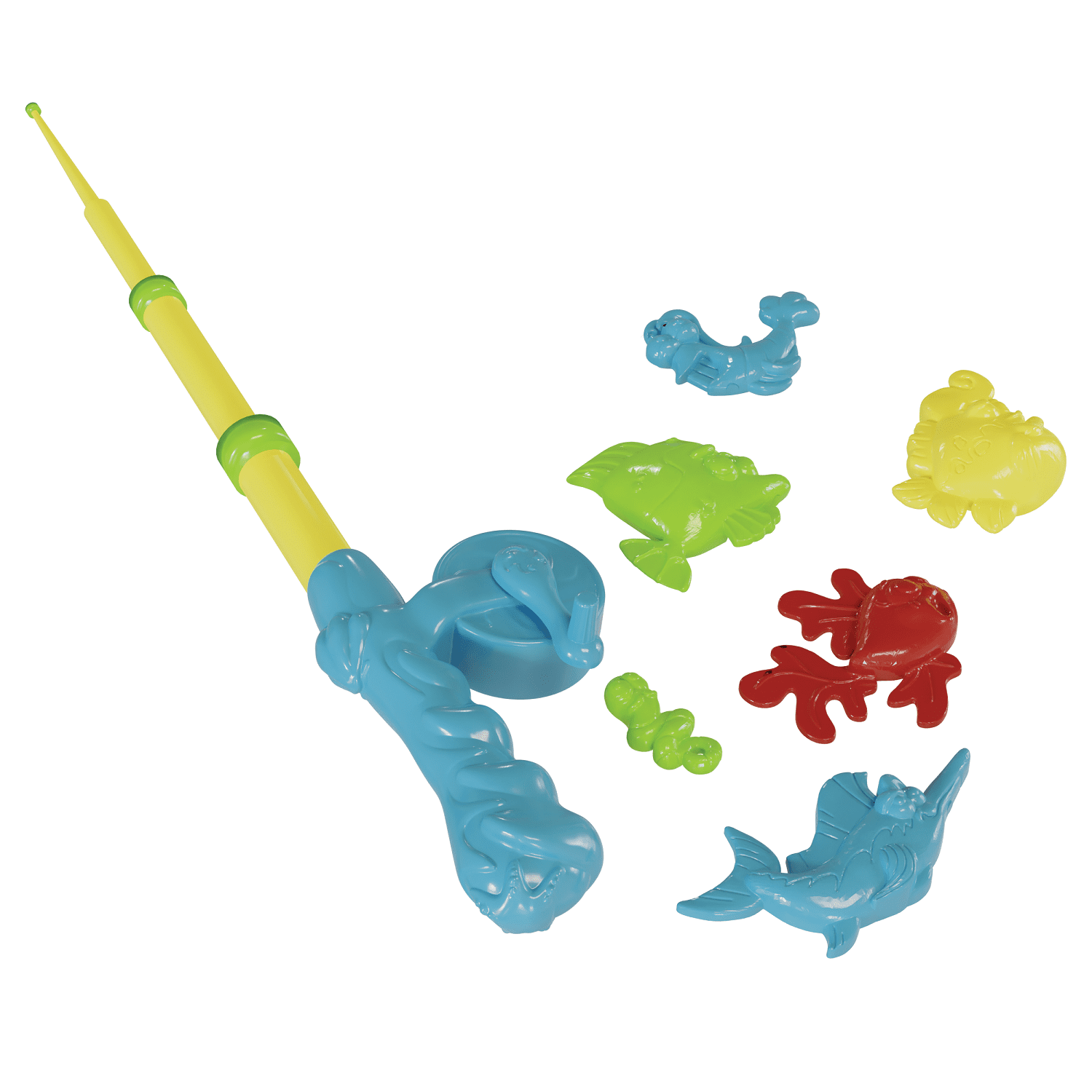 Pressman Let’s Go Fishin’ 123 in the Sea! Kid's Game - Practice Numbers, Shapes, Colors