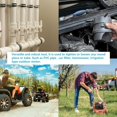 thumbnail image 4 of Oil Filter Tool Strap Wrench Silver Aluminum Oil Filter Wrench with Chains Chain Wrench 450MM Adjustable Wrench Oil Filter Tensioner for Auto-Motorcycle/Opening Filters, 4 of 4