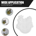 thumbnail image 2 of Silicone Clock Mold Clock DIY Mold Flexible Clock Mold Santa Claus Clock Making Mold Reusable Mold, 2 of 8