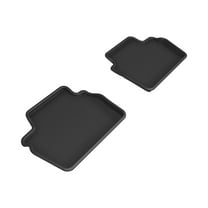 3D MAXpider Custom Fit Kagu Floor Mat (Black) Compatible with BMW 4 Series (G22) 2021-2025 - Second Row