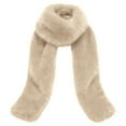 thumbnail image 3 of MESSUEN Shawls and Wraps for Evening Dresses Faux Fur Shawl for Dress Winter Scarf Winter Scarves for Women Womens Scarfs Scarf Womens Beige One Size, 3 of 3