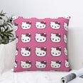 thumbnail image 6 of Hello Kitty Pillow Cover, Square Throw Pillow Cases For Couch Sofa Bed Living Room,Home Decorative, 20"X20", 6 of 9
