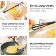 thumbnail image 2 of 8 Pcs Whisks Egg Beaters Durable Sauce Spoons Convenient Stirring Sticks, 2 of 8