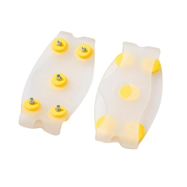 5 crampones para escalada en nieve con púas de agarre universales de 5 , cubiertas antideslizantes para zapatos de exterior para nieve al aire l Estilo C