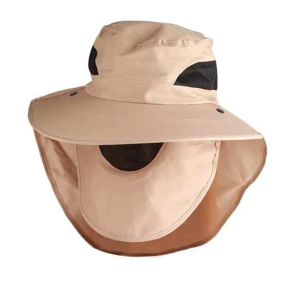 Cuello Cara Solapa Gorra Al Aire Libre Protección Solar Transpirable Moda Al Aire Libre Senderismo Pesca Sombrero Caqui YUNYI BRAND Deportes