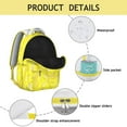 thumbnail image 4 of Tropical Banana Backpack Cute Yellow Banana School Bag with Aesthetic Print, Cartoon Style, and Summer Fruit Theme, 4 of 6