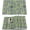 Striped Four Leaf Clover, variant on Triangle Shape Placemats Set of 4 Rectangle Table Mats Washable Heat-Resistant Place Mat for Kitchen Dining Table Decor Indoor Outdoor
