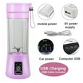 thumbnail image 4 of ALING Electric USB Juicer Blender 380ML Portable Juicer Cup Travel Blender Bottles Personal Size Juicer Cup USB Rechargeable Individual Blender Juicer Cup for Travel Camping & Outdoor, 4 of 7