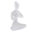 thumbnail image 2 of Figura de yoga de cerámica, estatua ornamental, escultura, decoración de escritorio de jardín, estilo 02. Estilo-02, 2 of 9