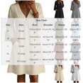 thumbnail image 6 of DuoJiaJ Womens Casual Dress, V Neck Long Sleeve Loose Fit Dresses Green S-2XL, 6 of 7