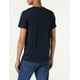 thumbnail image 3 of Camiseta A|X Armani Exchange básica Pima con cuello en V para hombre, azul marino, 3 of 4