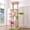 Pink&Green, variant on Heavy Duty Cat Tree Tower for Large Cats, 65-Inch Multi-Level Cat Furniture with Replaceable Sisal Scratching Post, Hammock, Extra-Large Platform & Condo in Black Red