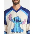 thumbnail image 4 of Stitch Men's & Big Men's Graphic Hockey Jersey with Long Sleeves, Sizes XS-3XL, 4 of 5
