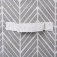 thumbnail image 4 of DII 11" Square Polyester Cube Herringbone Storage Bin in Gray (Set of 2), 4 of 7