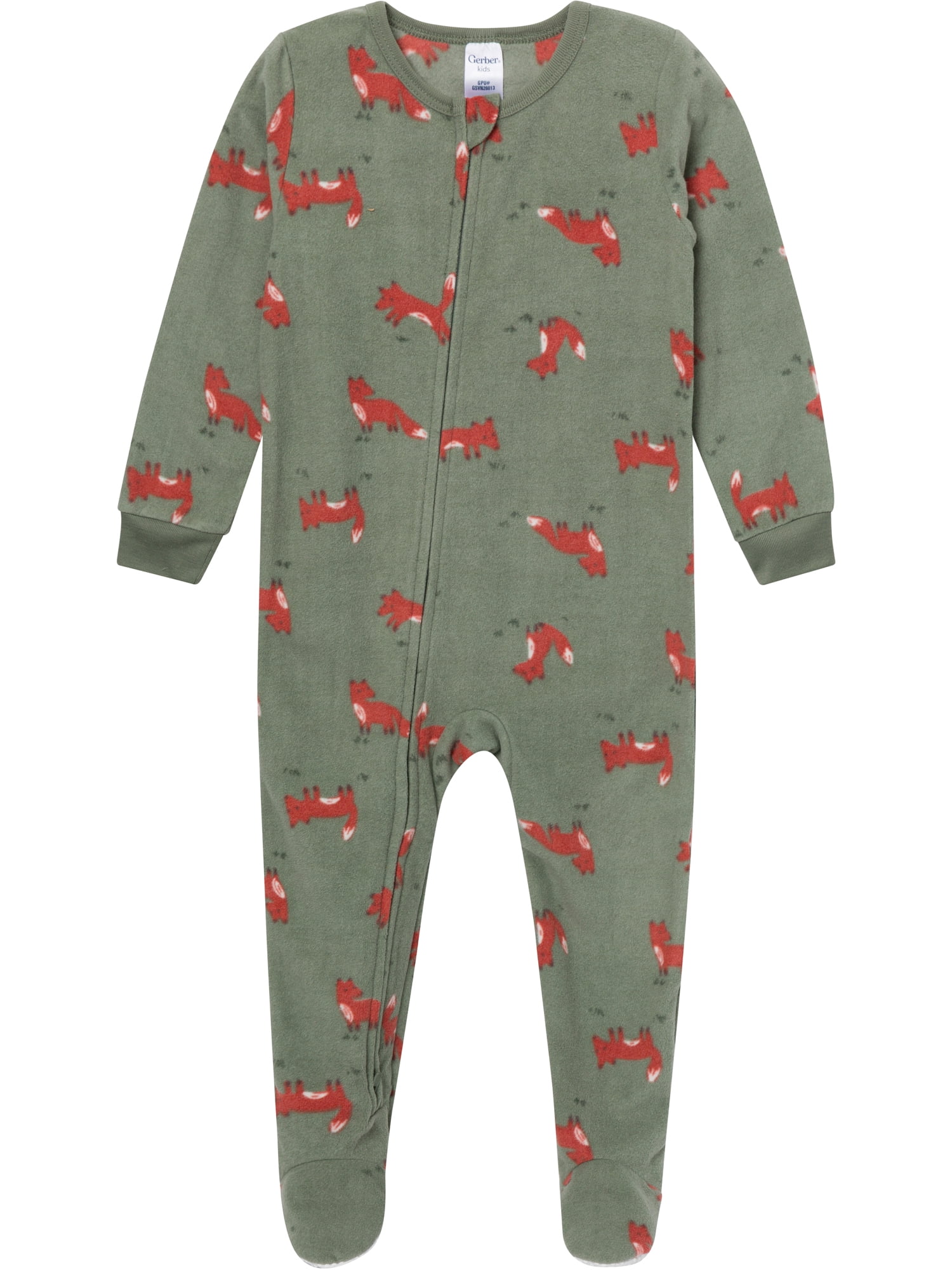 Gerber Baby and Toddler Neutral Microfleece 2-Way Zipper Blanket Sleeper Pajamas, 3-Pack, Sizes 0/3 Months - 5T