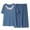 Sky Blue, variant on Blmnix Sleepwear Sets Pjs Sets for Women Plus Size Pajamas Linen Pajamas Pajamas Crew Neck Short Sleeve Blue Cropped Womens Summer Pajamas,L