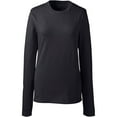 thumbnail image 5 of Lands' End Essentials Women's Long-Sleeve Soft Cotton T-Shirt - Tailored Feminine Fit, 5 of 5